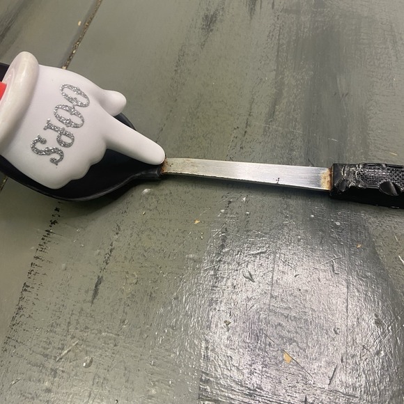 Vintage EKCO USA Black Nylon Serving Spoon Spatula Scraper Kitchen Utensil - Picture 7 of 9